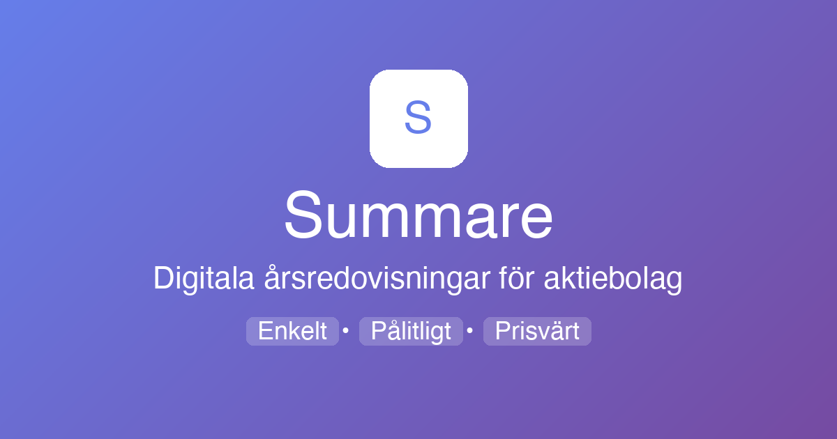 Årsredovisning online 499 kr - Godkänd av Bolagsverket